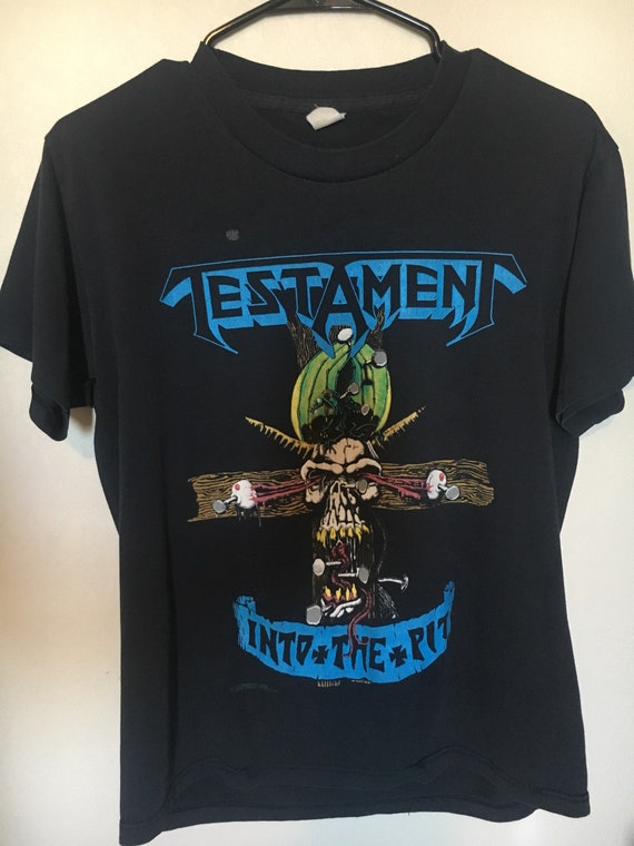 AUTHENTIC VINTAGE 1989 Testament concert tour t-sh