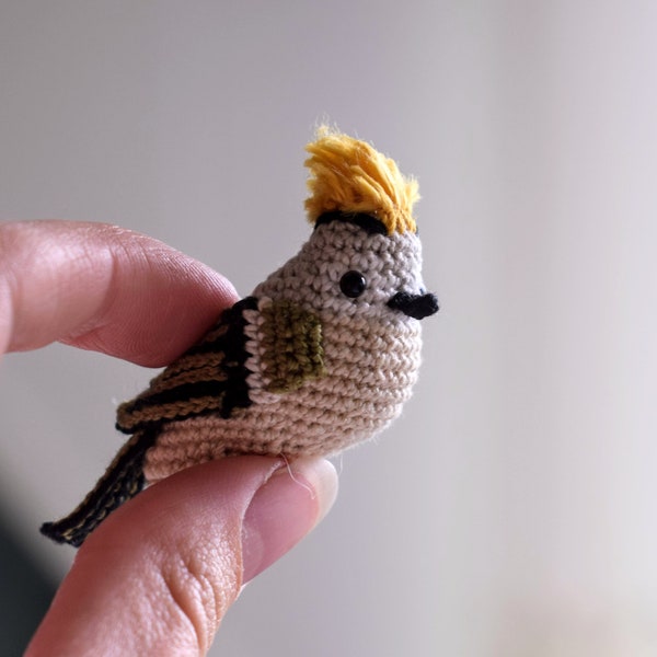 Goldcrest | Goldcrest | Crochetpattern | Crochet pattern