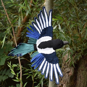 Magpie pattern | Magpie pattern | crochet bird | crochet bird