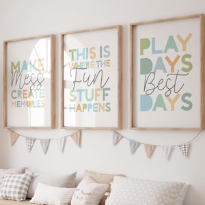 Set of 3 Gaming Prints, Gaming Wall Art, Boys Bedroom Decor, Gaming Gifts, Gaming Room Decor, Gamer Prints, Playroom Prints, Sage Green