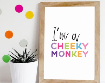 Girls Nursery Print, Rainbow  Nursery Prints, Playroom Prints, Kinder Garden Prints, Girls Bedroom Decor, Nursery Decor, Girls Bedroom Print