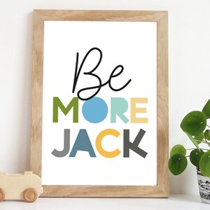 Boys Personalised Name Print, Boys Nursery Prints, Boys Bedroom Prints, Boys Nursery Wall Art, Playroom Prints, Playroom Wall Art