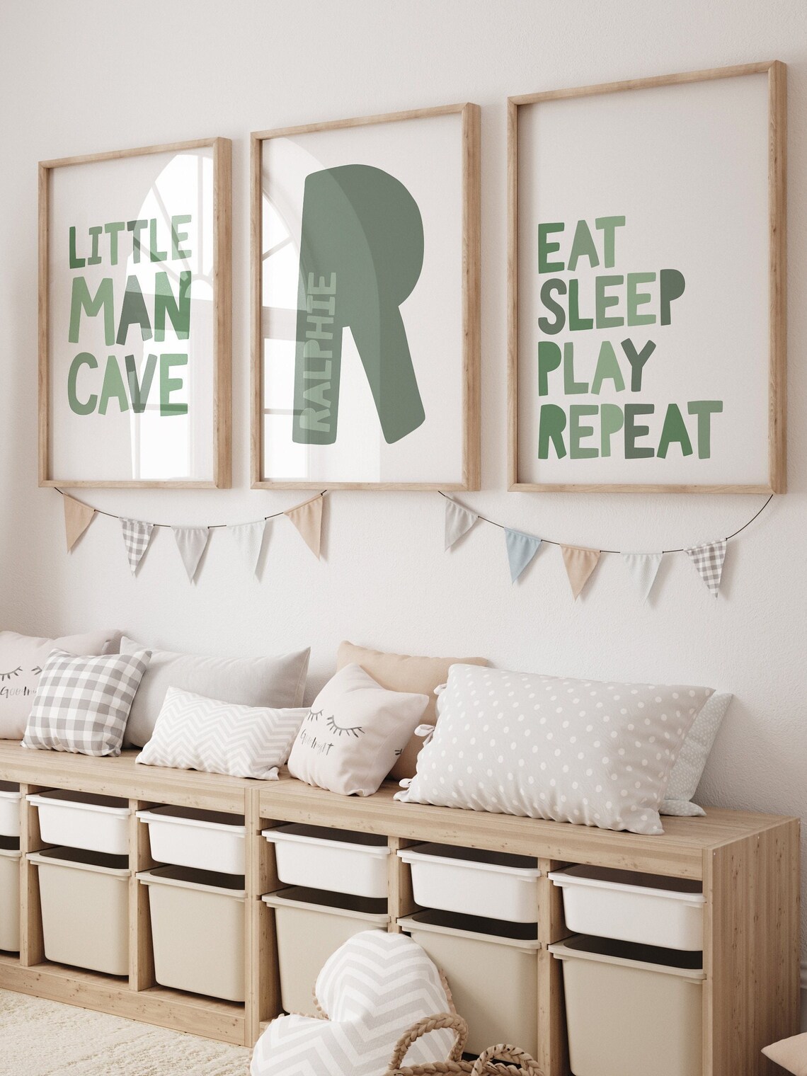 Set of 3 Playroom Prints, Boys Bedroom Decor, Boys Nursery Prints, Boys ...