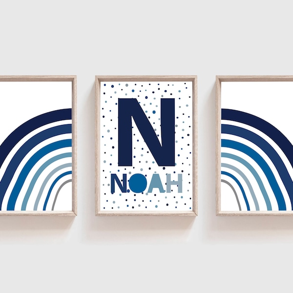 Blue Grey Nursery Etsy