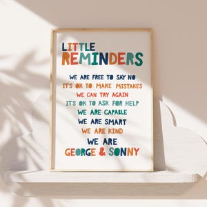 Boys Affirmation Print, Boys Bedroom Decor, Toddler Bedroom Prints, Playroom Prints, Boys Wall Art, Positive Prints, Motivational Prints
