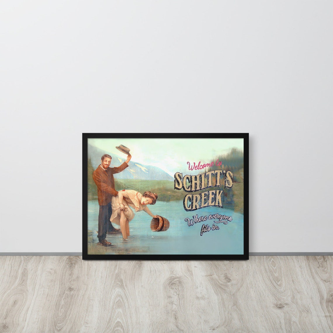 Schitts Creek Town Sign, to Schitts Creek, Schitts Creek Billboard Print, Schitts Creek