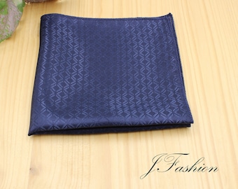 Blue Navy Pocket Square Homme, Mouchoir carré de poche, Carré de poche Groom, Carrés de poche de mariage des garçons d’honneur