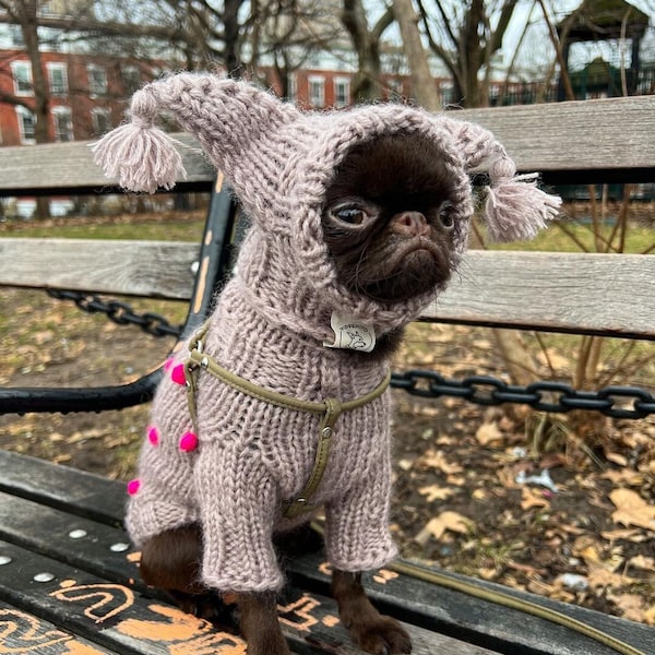 Handmade Dog Sweater Etsy