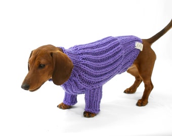 Handmade dog sweater for small dogs - handknitted dog jumper for medium dogs - dog sweater with turtleneck - dog jumper for large dogs