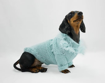 Dog sweater - Handmade wool dog sweater - handknitted dog jumper - dog clothes - pet clothing - gift for pet - gift for dog