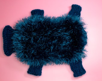 Handmade dog onesie for small dogs - handknitted dog jumpsuit for medium dogs - handmade faux fur onesie for large dogs - dog clothes