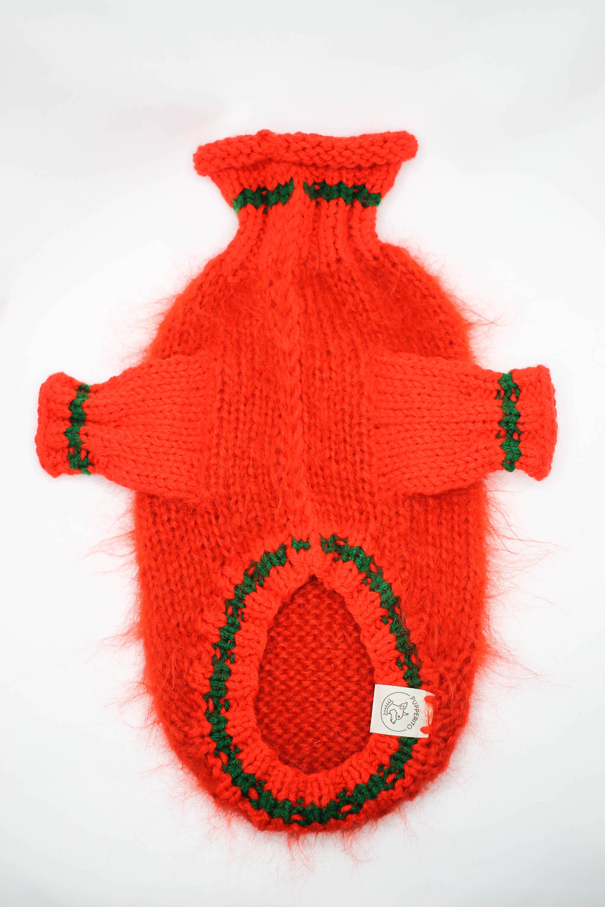 Handmade Knitted Mohair Wool Dog Sweater for Small Dogs Etsy UK