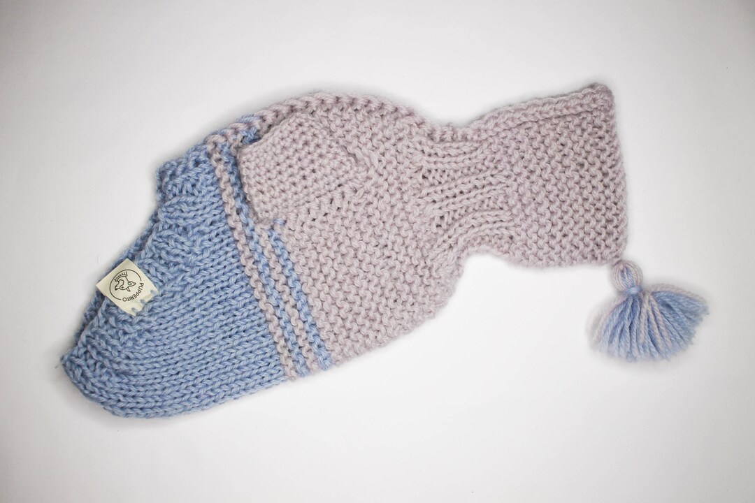 Handmade Wool Dog Sweater With Hoodie for Small Dogs Handknitted Wool