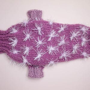 Dog sweater - handmade dog jumper - hand-knit dog coat - dog clothes - pet clothing - gift for dogs - gift for dog lover - dog costume