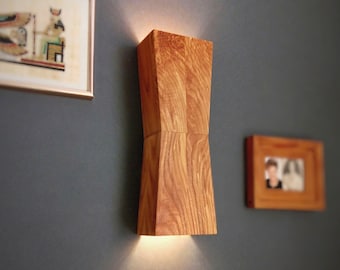 OAK applique murale moderne en bois, lampe de chevet