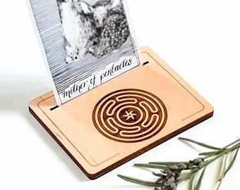 HEKATE altar. Tarot card holder of the day. Tarot accessories made in Ukraine