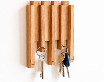 Ziivita Portachiavi da parete, organizer per posta con mensola, da appendere, con ganci, decorativo, per casa, lettera, guinzaglio, ingresso, soggiorno