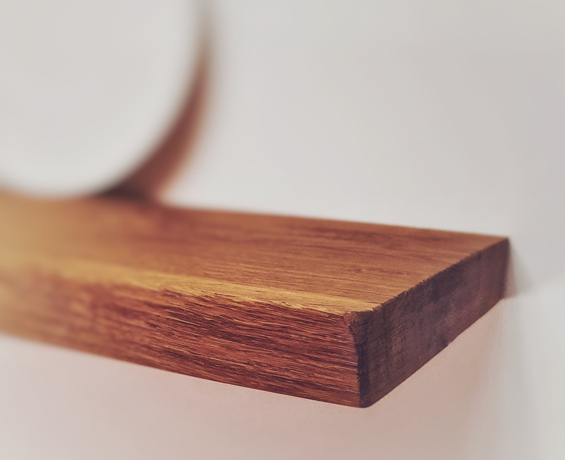 Long Live Edge Shelves OAK Wood Floating Shelf With Bracket Etsy