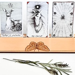 Porte-cartes de tarot LUNA MOTH Porte-cartes de tarot Tableau personnalisé pour carte de tarot