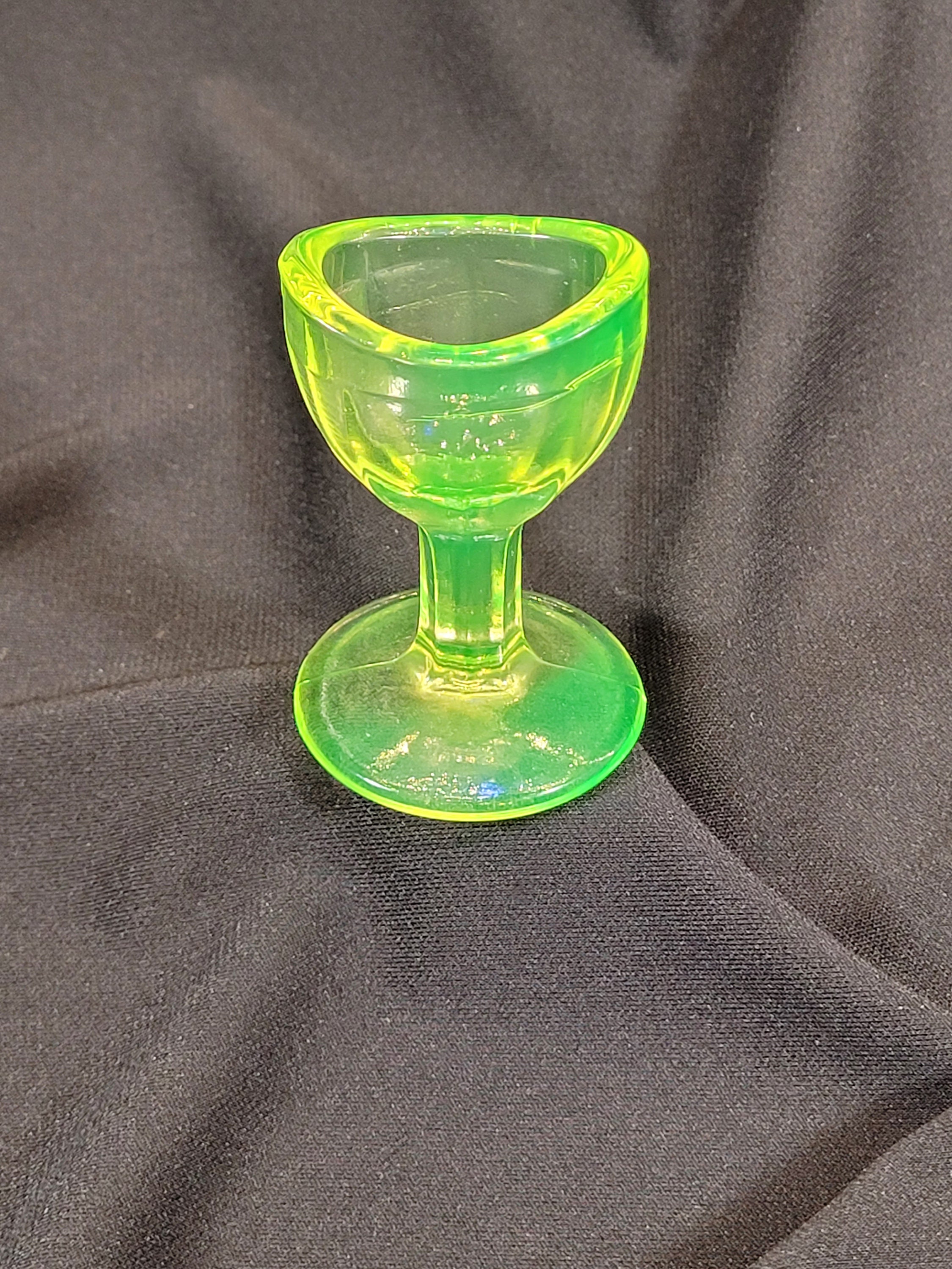 Antique/vintage Uranium Glass Eye Wash/bath/rinse Cup, C. 1930 Etsy