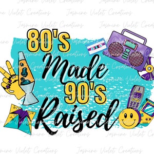 Années 80 - Image numérique - Images - Fichier PNG - Téléchargement immédiat - Maman - Mère - Rétro jaune sarcelle CD Cassette CD Old school