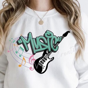 Música Guitarra - Imagem Digital - Imagens - Arquivo PNG - download instantâneo - Música - Músico - Guitarra - Musical - Piano - Música Amor Guitarrista Notas