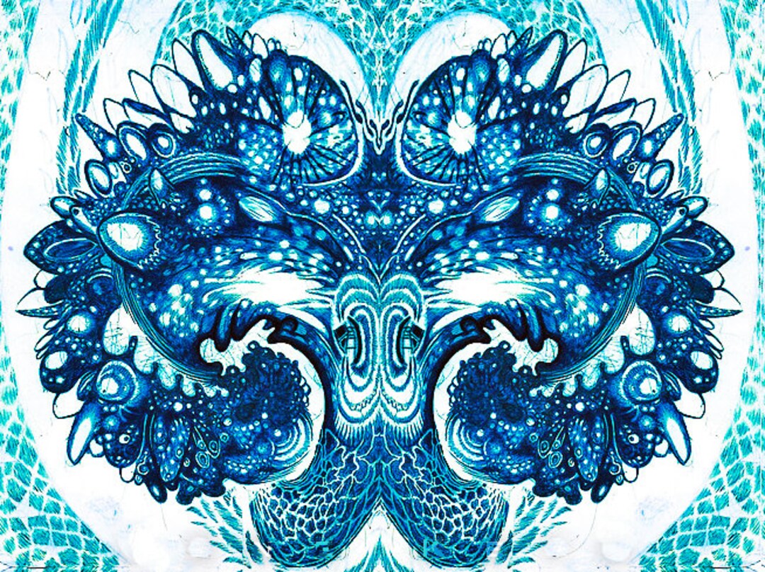 Spirit Owl, Psychedelic Art, Visionary Art, Fractal Art, Ayahuasca Art ...