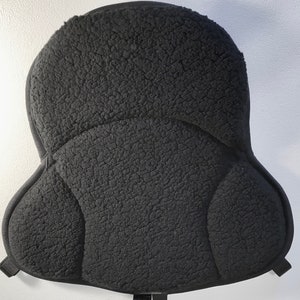 Western Seat Saver black cushions for  horse saddles