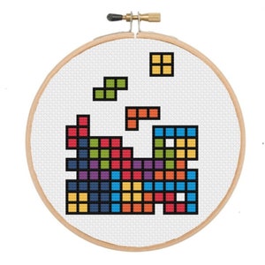 Old School Arcade Game cross stitch pattern pdf, modern cross stitch, simple cross stitch