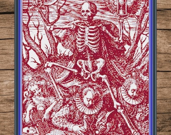 Memento Mori Skeleton cross stitch pattern PDF, skeleton cross stitch,