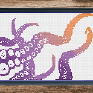 tentacles-cross-stitch-pattern-pdf-modern-cross-stitch-easy-cross