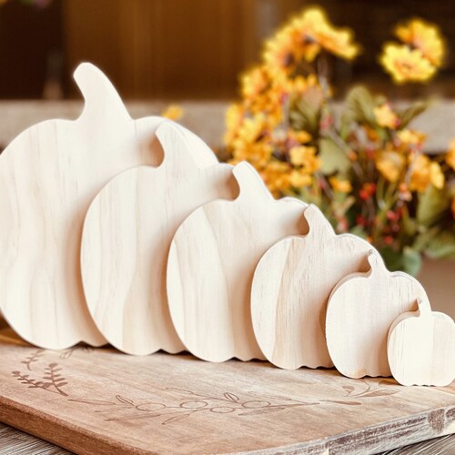 Acorn Shaped Craft Wood Tiered Tray Decor Thanksgiving / Etsy