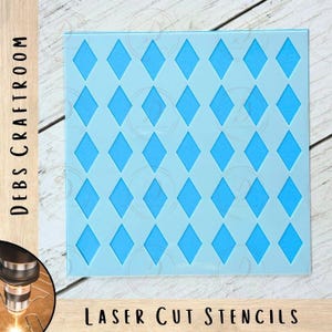 Diamond Pattern Stencil | Reuseable Craft Stencil