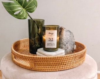 Fig & Musk - Wine Bottle Candle