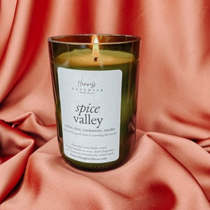 Spice Valley Wine Bottle Candle Spiced Chai image 3