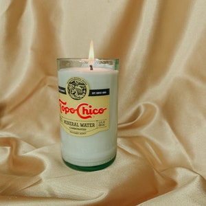 Topo Chico Bottle Soy Candle image 5