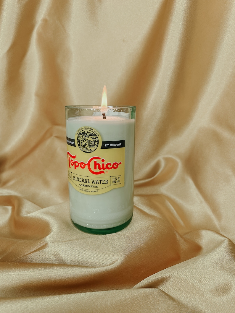 Topo Chico Bottle Soy Candle image 5