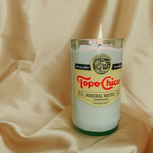 Topo Chico Bottle Soy Candle image 4