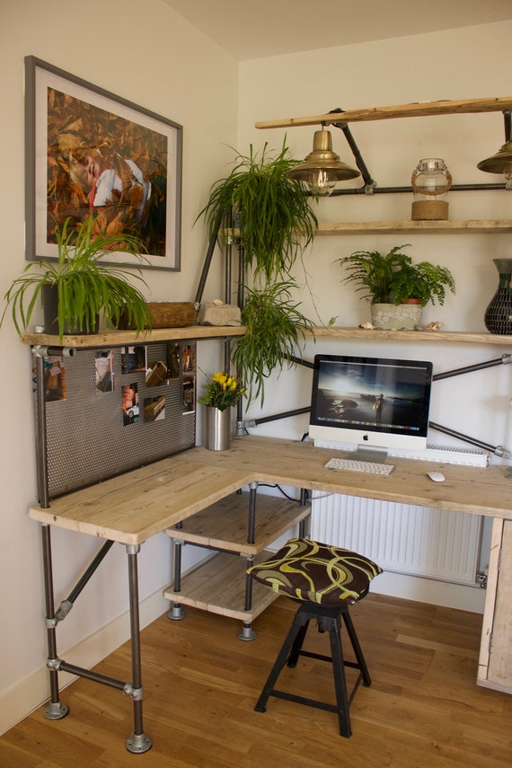 The Creation Station Desk Cupboard And Shelving System Made Etsy