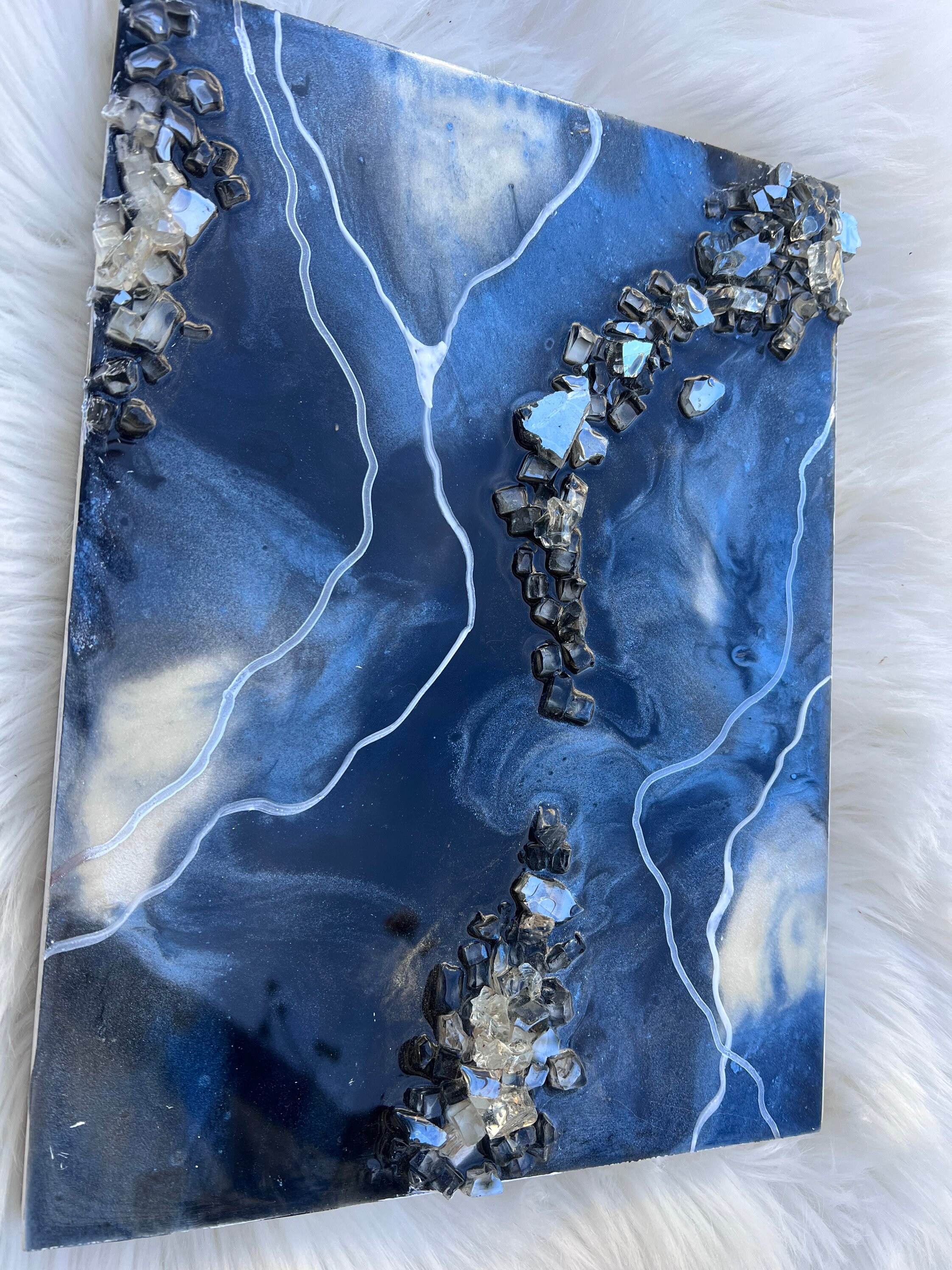 Blue Calcite, Blue Geode Resin Art Pigment