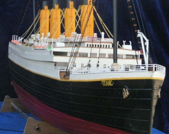 titanic model ship etsy