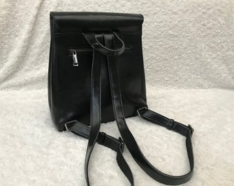 S-zone Black Cowhide Backpack - Etsy display picture 2