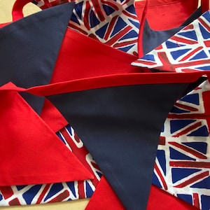 Union Jack Bunting in red, white and blue