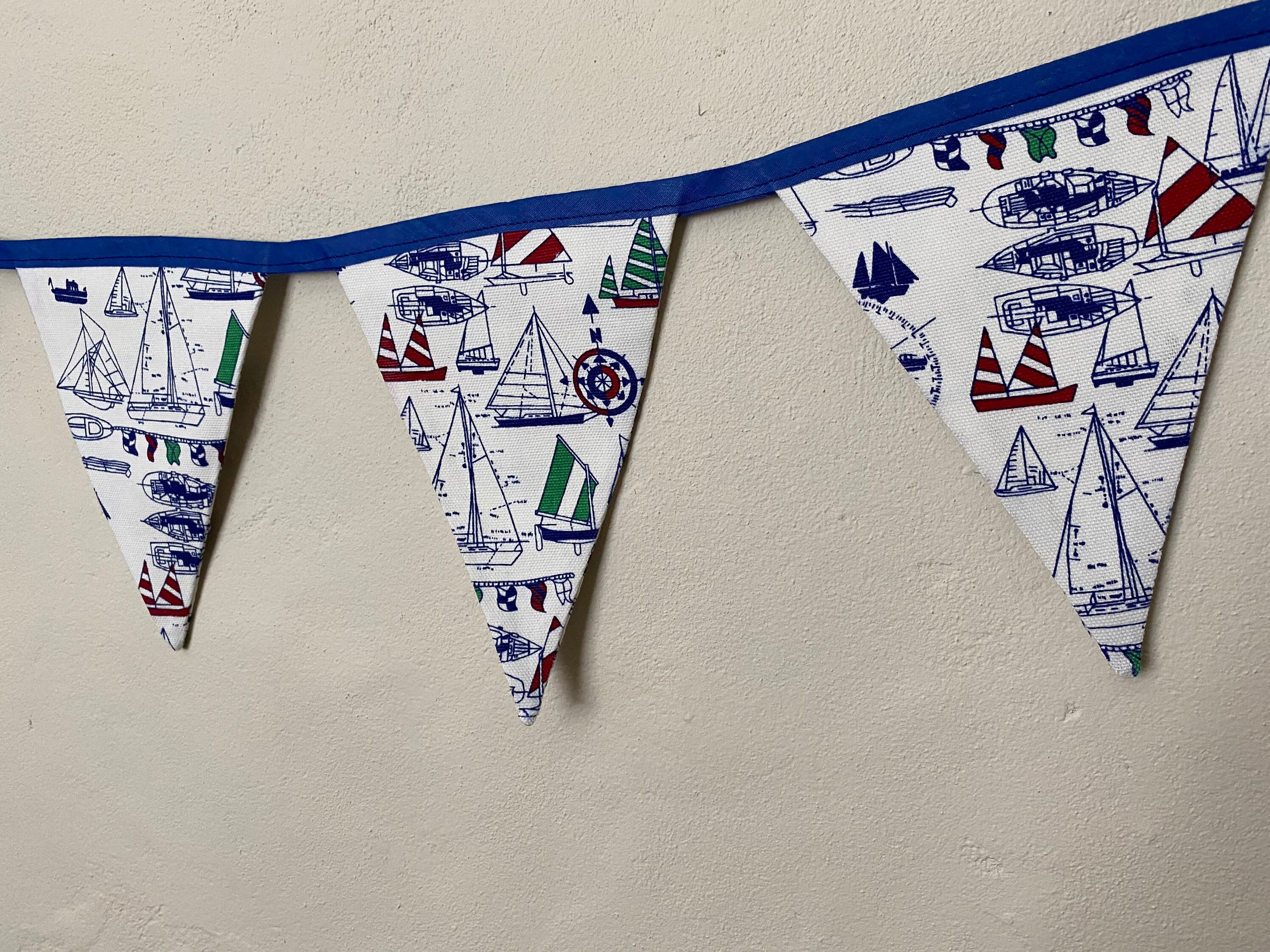 Nautical bunting boats Etsy