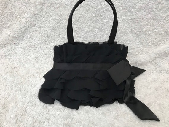 ★TOUT Y EST★ Mona Ribbon Detail Ruffle Shoulder Bag Black Silence + Noise Mona Studded Shoulder Bag | Urban Outfitters
