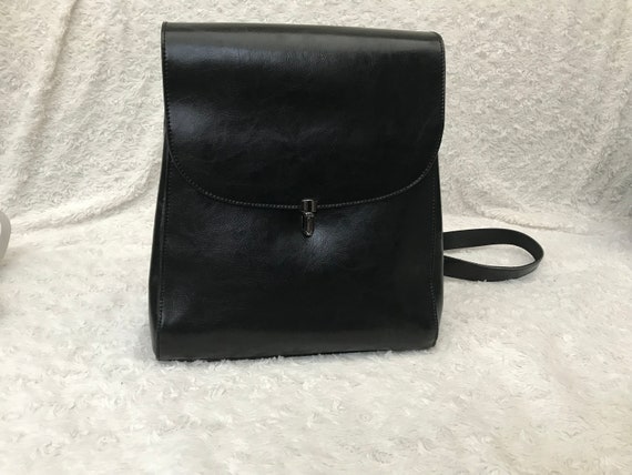 S-zone Black Cowhide Backpack - Etsy display picture 1