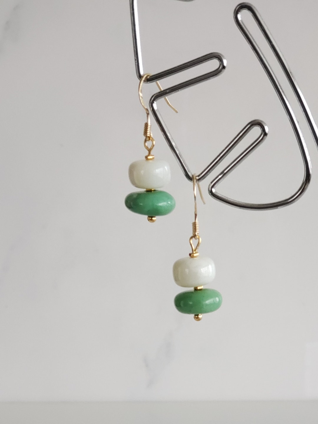 160 Set Ganci Orecchini Argento - Filo Francese Con Dadi E Anelli - Foto 8