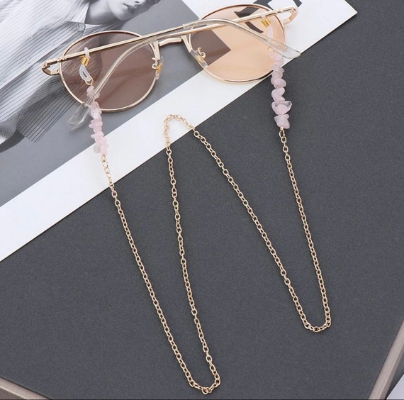 Fashion Anti-slip Women's Glasses Chains Pearl Beaded Glasses Lanyards  Sunglasses Chains Eyeglass Holder Strap Eyewear