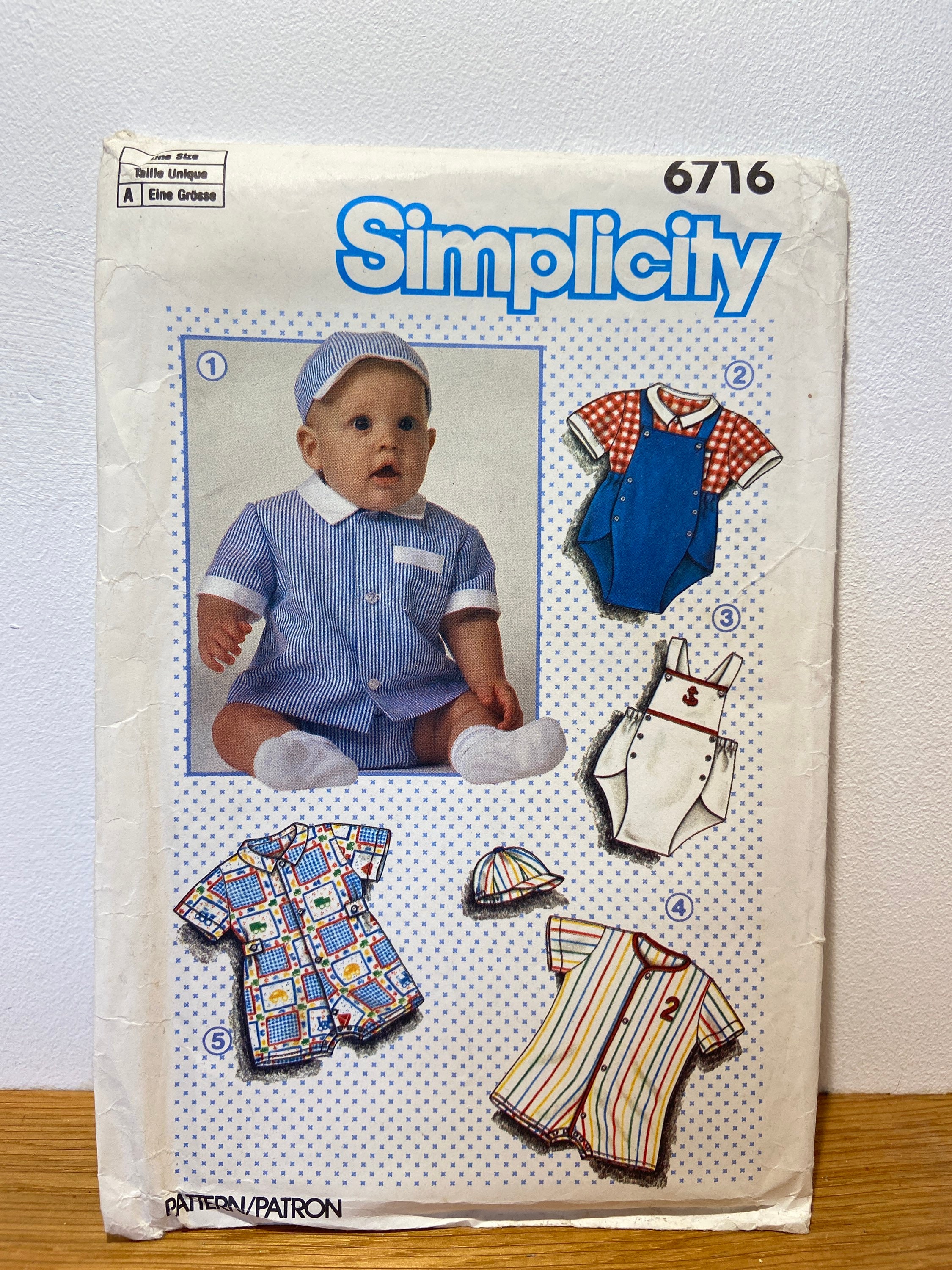 Sewing pattern. Simplicity Babies Layette | Etsy