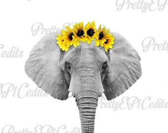 Free Free 147 Elephant Sunflower Svg Free SVG PNG EPS DXF File